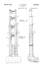 J. Strauss Golden Gate Bridge Patent 1967381