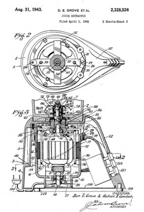 Hollywood Blender Use Patent 2328526