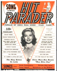 Hit Parader Cover from February 1943