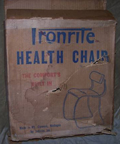 Ironrite Health Chair, New-In-Box original box