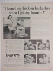  Ironrite Ad from  1952  