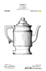  Landers Frary and Clark Coffee Patents - Electric Percolator Design Patent  D-43,520