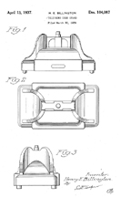 Kellog Masterphone Model 900 Design Patent D- 104,087