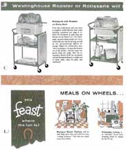 Cart for the Rotisserie Attachment -- Westinghouse Roaster