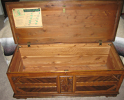  Mike's (Dec 2009) Cedar chest 