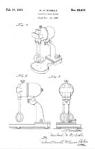 1931 Mixmaster Design Patent D83410