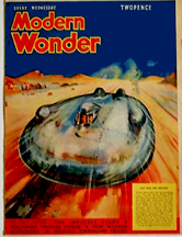 Railton-Cobb Car on the cover of Modern Wonder