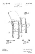 Movie Chair Design Patent D111485