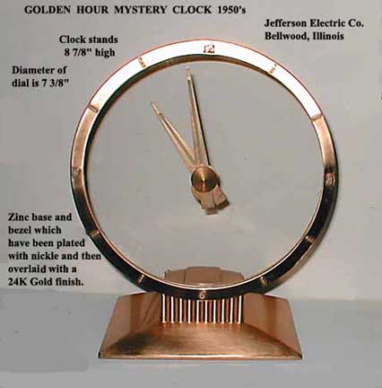 Jefferson Golden Hour Clock - Front