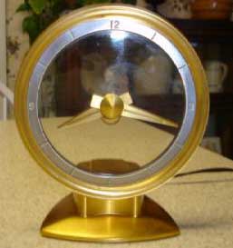 Jefferson Golden Minute Clock - Front