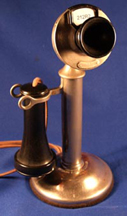 Western Electric Type 20AL Nickel Candlestick Phone