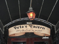 Marquee for Pete's Tavern in NYC