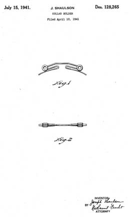 Collar Pin, Patent D-128,265