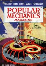 Cover of Popular mechanics, August 1938