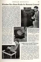 Article in Popular Mechanics 8-1938 about the Philco Mystery Control Wireless Remote
