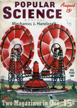 cover of the August 1939 Popular Science