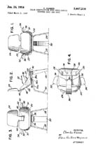 Eames Molded Plywood Potato Chip Chair Design Patent D-155,272
