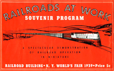  1939 New York Worlds Fair Railroads Exhibit