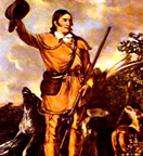 Heroic Portrait of Davy Crockett