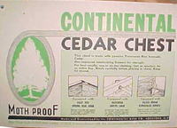  Continental Cedar Chest 