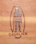 1950s  Cavalier Cedar Chest woodburned trademark 