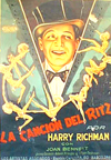 Harry Richman Poster for Puttin on the Ritz in Spanish 