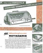 Advertisement for Rotisserie Attachment -- Westinghouse Roaster