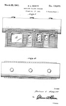 Gas Station design patent D-106,993