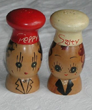 Salty and Peppy Salt Shakers