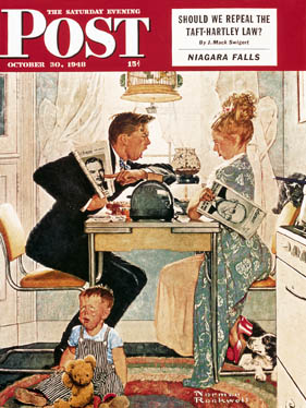 Norman Rockwell 10-30-40 SEP Cover