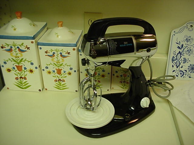 The Chrome, solid state Sears Mixer