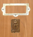 Shannons Cavalier Cedar Chest presentation plaque and badge