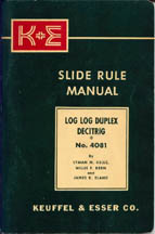 K E Slide Rule Instruction Booklet