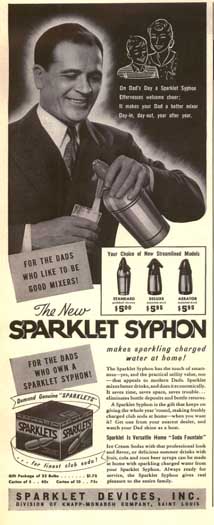 Sparklett Syphon Ad, March 1941