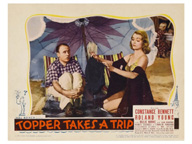 lobby card for the film Topper Takes a Trip