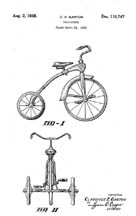 Tricycle Design patent D110747