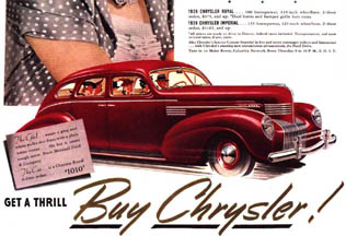 Ad for the Chrysler Royale