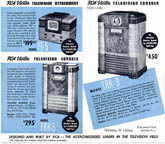 ads for the RCA TRK-9 Television Receiver