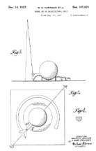Trylon and Perisphere design patent D107425 - plan