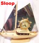 United Metal Goods Sloop clock