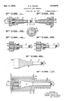 Watts Electrical Plug Patent No. 1,918,070