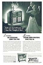 1948 Advertisement for the Zenith 9H881