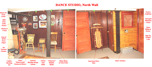 Dance Studio North Wall