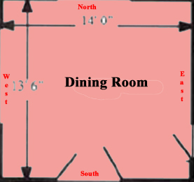 Dining Room Map