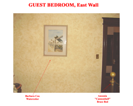 Guest Bedroom East Wall