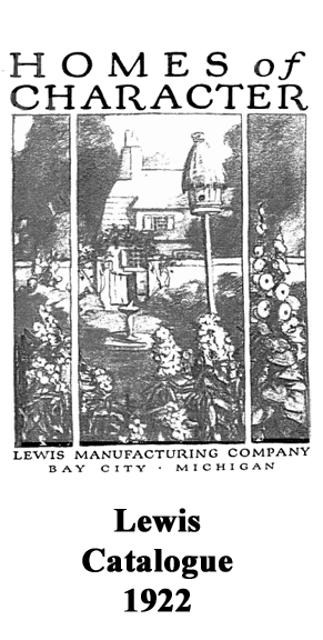Lewis Homes Catalogue, 1922