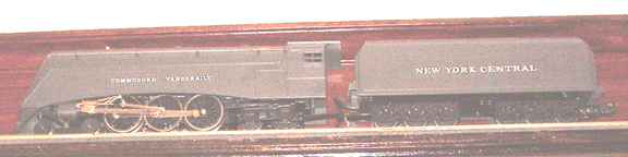 Model of the Commodore Vanderbilt Locomotive in the Office