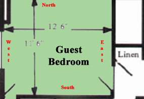 Guest Bedroom Map