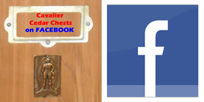 Cavalier Cedar Chests Facebook Signup Button