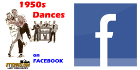 1950s dancing Facebook Signup Button